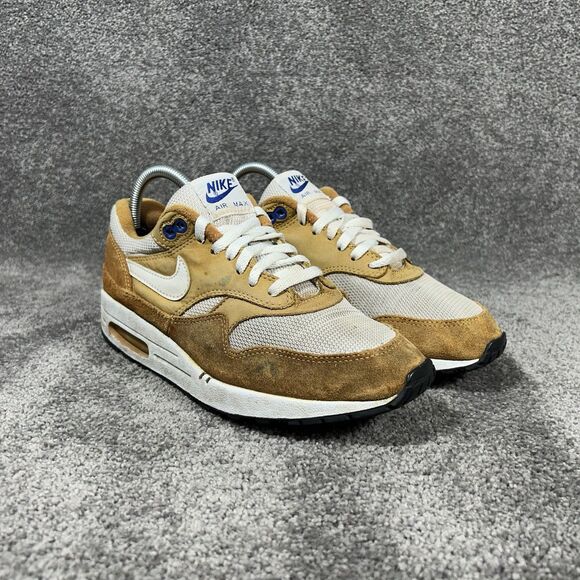 Nike Air Max 1 Curry Vtg 2003 306295-711 Mens Size 8.5 White Tan Athletic Shoes main image 10
